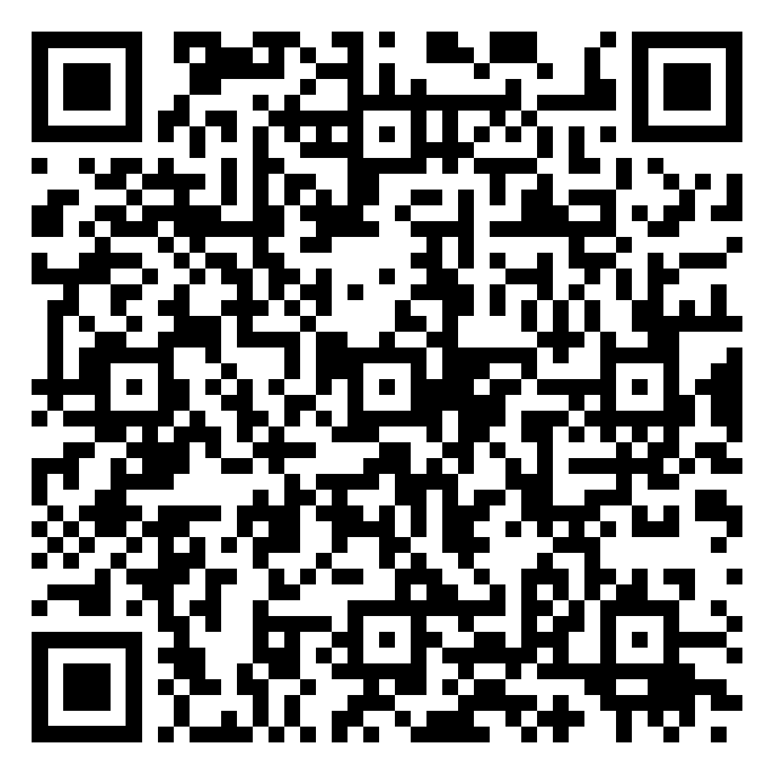 QR code for the Good Life Magazine signup form